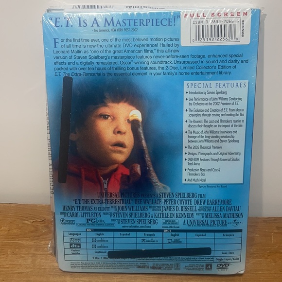 Vintage 2002 Et DVD New In Package Never Opened! - Picture 2 of 5